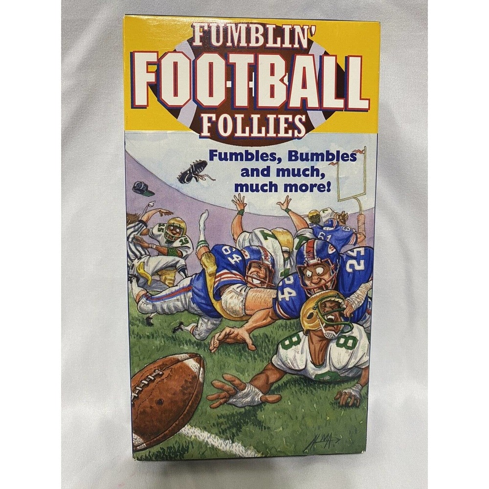 Vintage 1996‎ FUMBLIN' FOOTBALL FOLLIES VHS